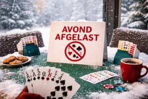 Competitie-avond donderdag 8 januari gaat niet door